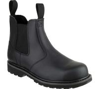 Amblers Mens Safety FS5 Goodyear Welted Pull On Safety Dealer Boots Black Size 6