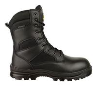 Amblers Mens Work Boots Hi-Leg COMBAT Black Waterproof Military Police Army 4-14