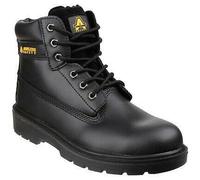 Amblers S1P black leather steel toe-cap/midsole safety work boot #FS112