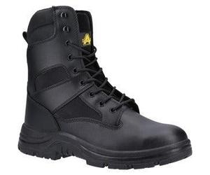 Amblers S3 black water-resistant side-zip steel toe combat safety work b