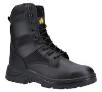 Amblers S3 Black Water-resistant Side-zip Steel Toe/midsole Combat Safety Work
