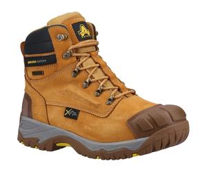 Amblers S3 honey steel toe/midsole metatarsal scuff-cap safety work boot #AS986