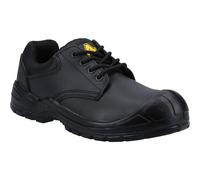 Amblers Safety 66 Black Leather Unisex Shoes- Safety