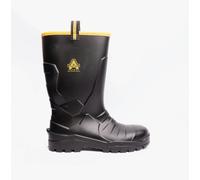 Amblers Safety AS1008 Unisex Safety Wellington Boots Black - UK 6