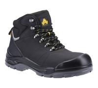 Amblers Safety As252 Lightweight Water Resistant Leather Safety Boot Black