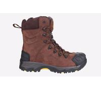 Amblers AS995 Waterproof Safety Boots Side Zip Thinsulate Composite Toe in Brown