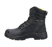 Amblers Safety: Black AS350C Berwyn Hi-Leg Waterproof Metal Free Metatarsal Safety Boot 11
