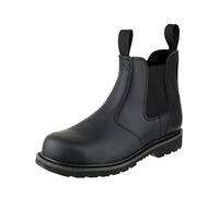 Amblers Safety: Black FS5 Goodyear Welted Pull on Safety Dealer Boot 9