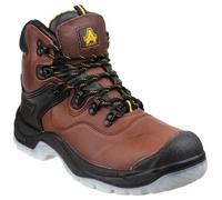 Amblers Safety FS197 Shock Absorbing Waterproof Lace up Safety Boot Brown