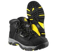 Amblers Safety Boots Waterproof Mens Black Steel Toe Cap Shoes UK3-15 FS32
