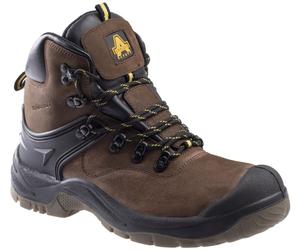 Amblers Safety Brown FS197 Shock Absorbing Waterproof Lace up Safety Boots