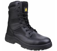 Amblers Safety Combat Hi-Leg Waterproof Metal Free Boot 8 (42) Black