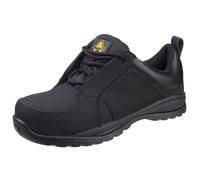 Amblers Safety Trainer FS59C Women's Metal-free Lace-up Black Size 7 UK
