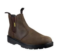 Amblers Safety FS128 Hardwearing Pull On Dealer Boot Brown Steel toe cap and m