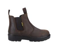 Amblers Safety FS128 Mens Dealer Boots - Brown Leather - Size UK 10.5