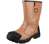 Amblers Safety FS143 Waterproof pull on Safety Rigger Boot Tan Size: U UK9 - EU43 - US10