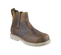 Amblers Safety FS165 Unisex SB P SRA Chelsea Safety Boots Brown UK 7