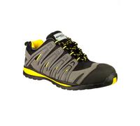 Amblers Safety FS42C Safety Trainer/Mens Shoes (8 UK) (Black/Grey/Yellow)