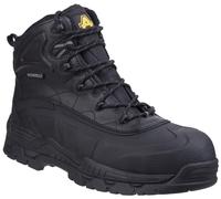 Amblers Safety FS430 Orca Black Unisex Crazy Horse Action Leather Safety Boots