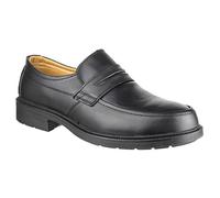 Amblers Safety FS46 Men's Safety Moc Toe Slip-On Shoe - Black - 11 UK