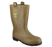 Footsure 95 Tan PVC Rigger Safety Wellingtons Tan Tan Size 11