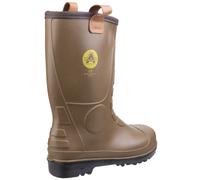 Amblers Safety Mens FS95 WATERPROOF Rigger Boot - Tan - Size UK 11