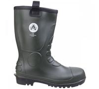 Amblers Safety FS97 PVC Rigger Boot Green Size: UK10 Colour: Green, Sh UK10 - EU44 - US11