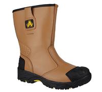 Amblers Safety Male FS143 Waterproof pull on Safety Rigger Boot, Tan, 7