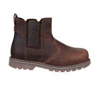 Amblers FS165 Mens Safety Dealer Boots Brown Leather Steel Toe Cap Work Boots UK