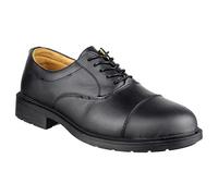 Amblers Safety Mens FS43 Antistatic Lace Up Oxford Safety Shoes (10 UK) (Black)