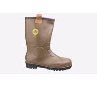 Amblers Safety Fs95 Waterproof Rigger Boot | Safety Boots | Tan | UK Size 11