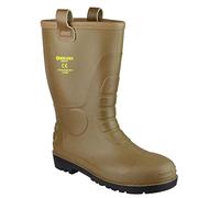 Amblers Safety Mens Welly FS95 in Tan - Size 4 UK - Brown