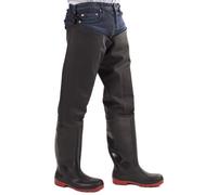 Amblers Safety Unisex Rhone Thigh Safety Wader/Waders,Black, Size UK 13