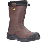 Amblers Safety Riggers Safety FS245 Antistatic Pull On Safety Rigger Boot Brown