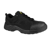 Amblers Safety Safety 214 Black Trainer Shoe - Size 4 Colour: Black, S 4