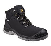 Amblers Safety Unisex AS252 Lightweight Water Resistant Leather Safety Boot, Black, Size UK 9