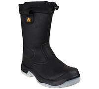 Amblers Safety Unisex Black Water Resistant FS209 - Size 10 UK - Black