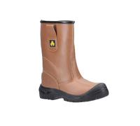 Amblers Safety Unisex FS142 Water Resistant Pull On Safety Rigger Boot/Riggers Safety,Tan, Size UK 15