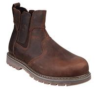 Amblers Safety Pull-On Safety Dealer FS165 Unisex Brown Size UK 4