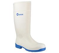 Amblers Safety Unisex FS98 Steel Toe Food Safety Wellington, White, Size UK 6.5