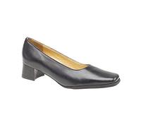 Amblers Safety Walford X Wide Navy Leather Court Shoe E Fit 6 UK