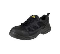 Amblers Steel FS214 Black Safety Trainer Synethetic/Textile - Size 8