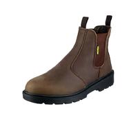 Amblers Steel Mens Fs128 Safety Dealers Work Boots Brown Size 13