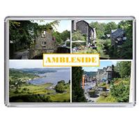 Ambleside Lake District United Kingdom England Souvenir Acrylic Fridge Magnet (Standard: 70x45mm)