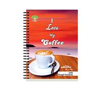 amblitz Rough Spiral Notebook | 600 Pages | Pack of 5 Notebooks | A4 Size | Single Line Ruled | Student Practice Notebook