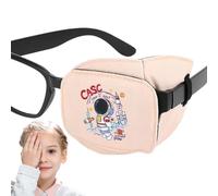 Amblyopia Eye Patch - Glass Mounted Occluder, Cotton Shade Cover | Reusable Multifunctional Aid, Children Children Boys Girls Orthoptic for L