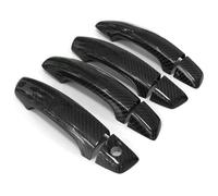 AMBMREDPEV Car Door Handle Covers 8X Door Handle Cover Frame Sticker for A3 S3 8V TT FV 8S A4 B8 8K A5 8T 8F Q3 8U Q5 8R A1(4 Without Sensor)