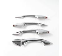 AMBMREDPEV Car Door Handle Covers for Benz A B C Class W177 W247 W205 GLC X253 Car Accessories Door Handle Cover Trim Frame Carbon Fiber Pattern Sticker(Silver)