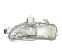 AMBMREDPEV Car Dynamic Turn Signals For Skoda For Fabia 2015-2017 For Rapid 2018-2020 No Bulb 6V0949101 6V0949102 Left Right Auto Side Mirror Turn Signal LENS Cover(Left)