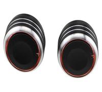 AMBMREDPEV Interior Trim Frame for KIA for Rio K2 for KXCROSS 2017-2021 Parts Air Conditioning Control Knob AC Knobs Auto Interior Sticker(Upgrade Black)